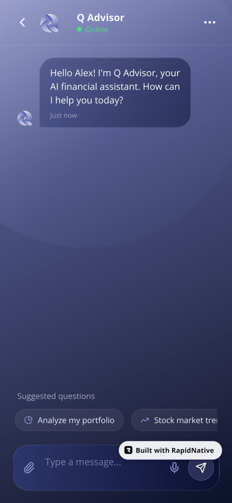 Q Advisor Copy screen 5