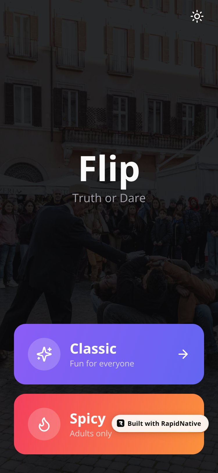 Flip screen 2