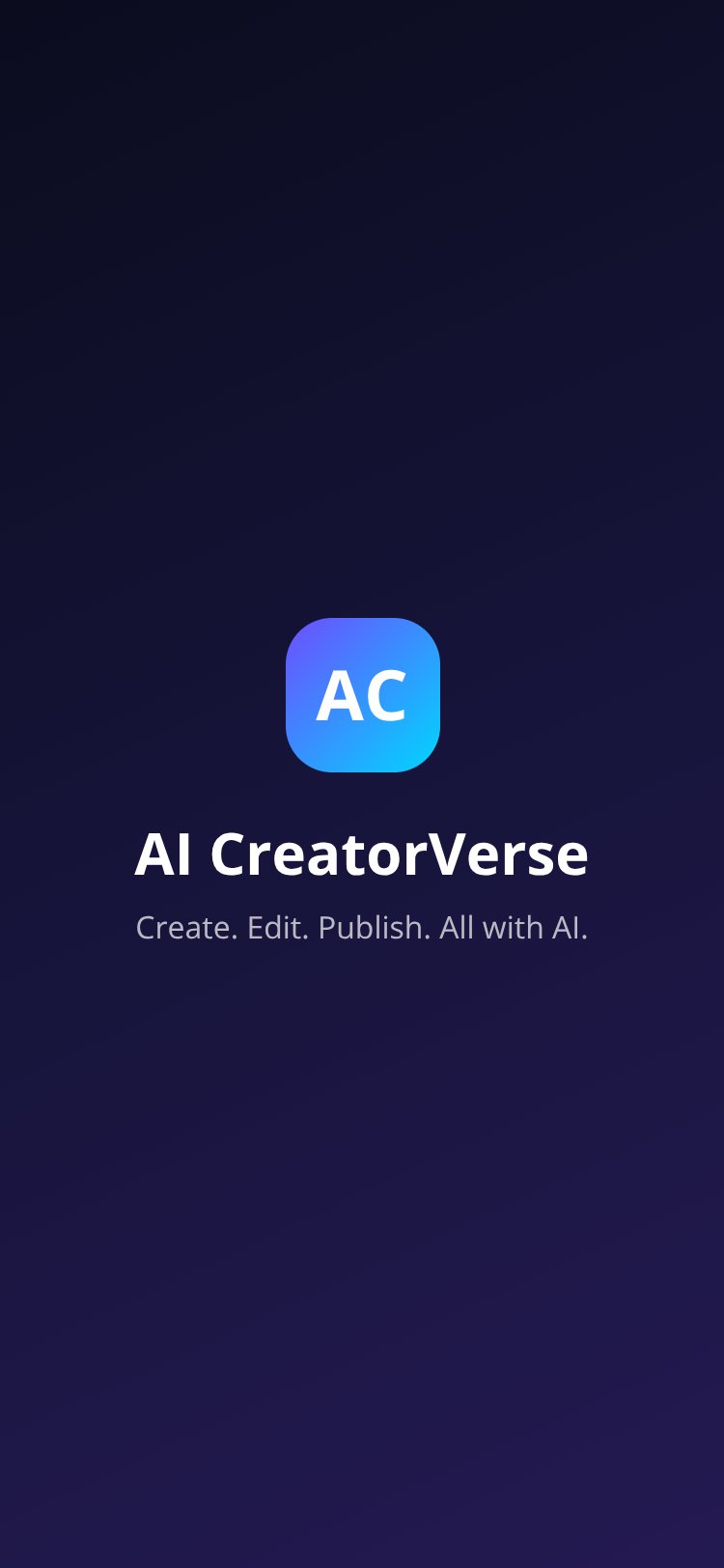 AI CreatorVerse screen 3