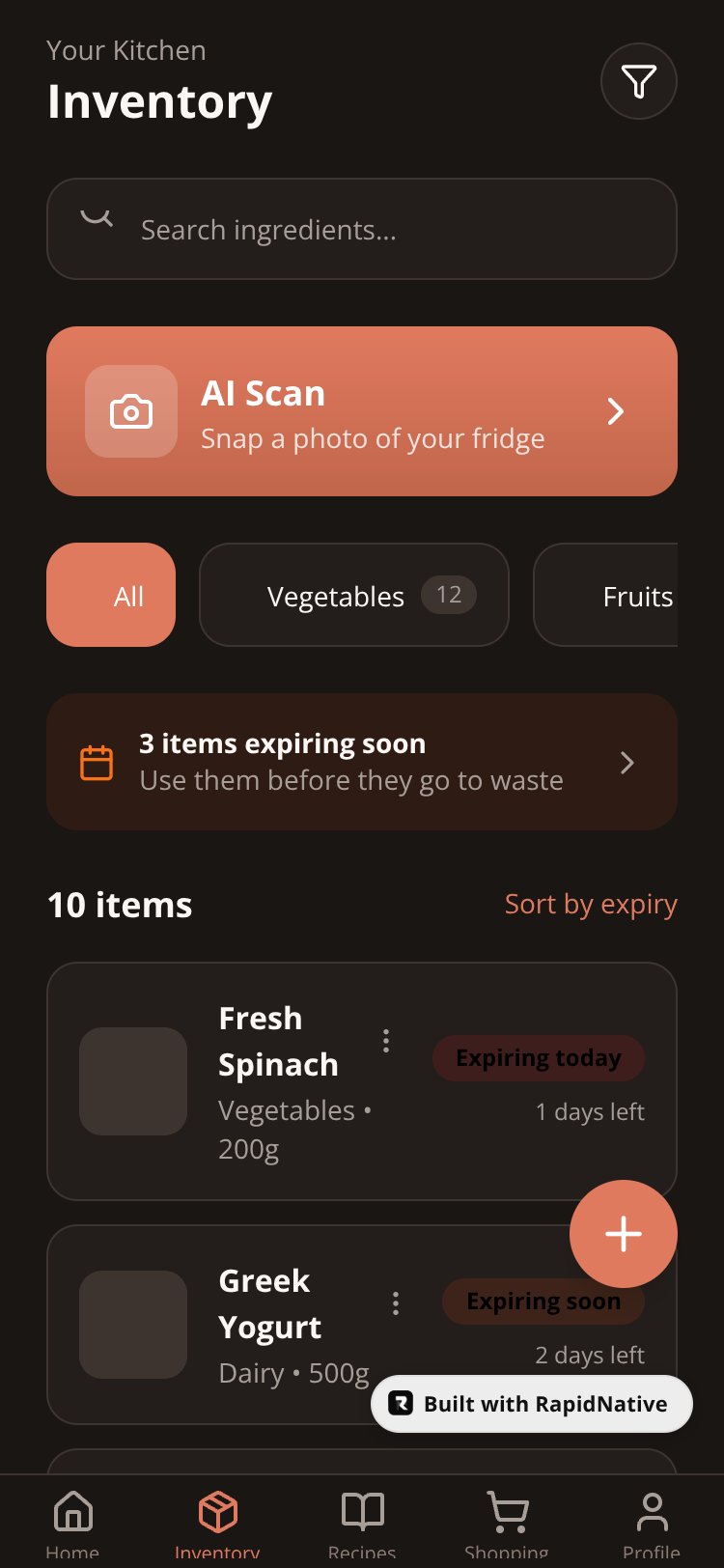 KitchenOS screen 2