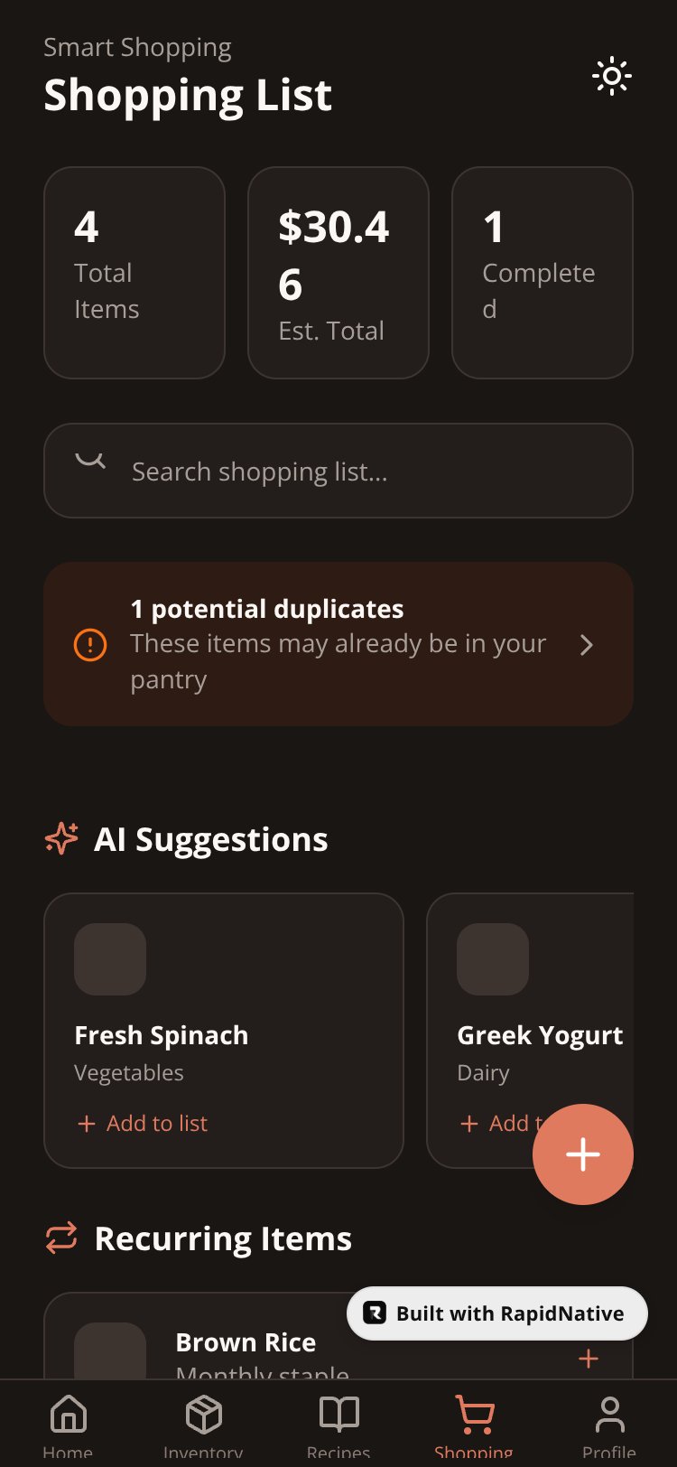 KitchenOS screen 5