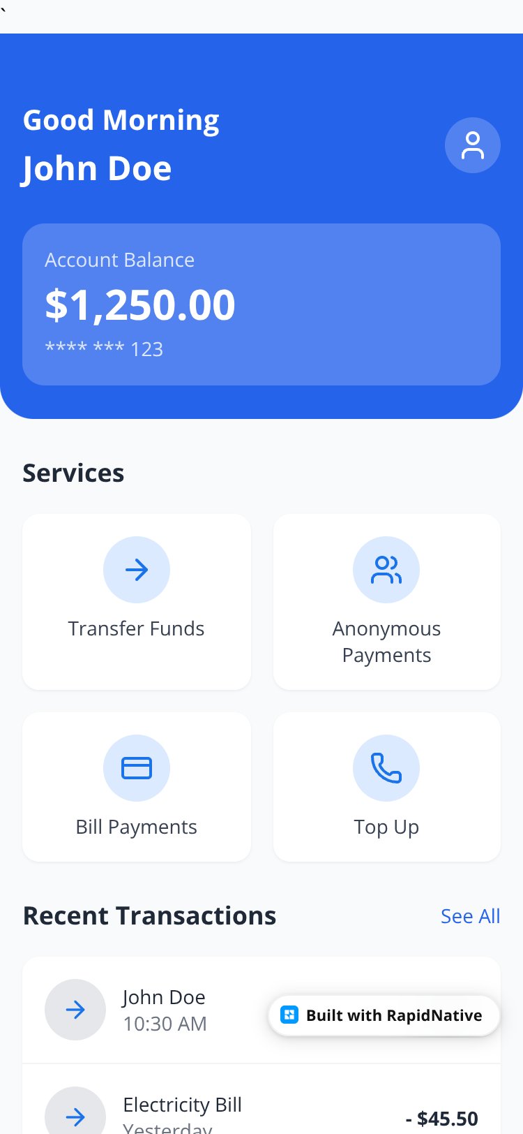 PaySwift Copy screen 1