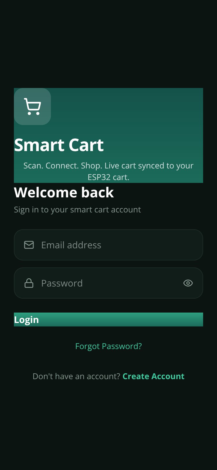 Smart Shopping Cart screen 1