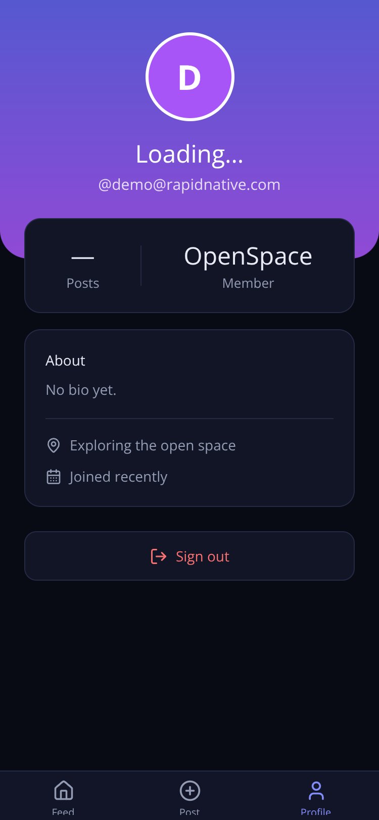 OpenSpace Social screen 5