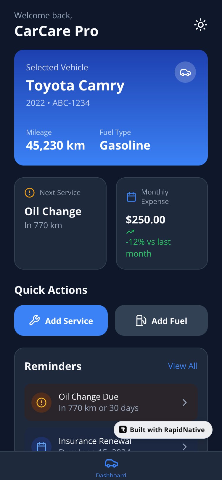 QuickBox screen 1