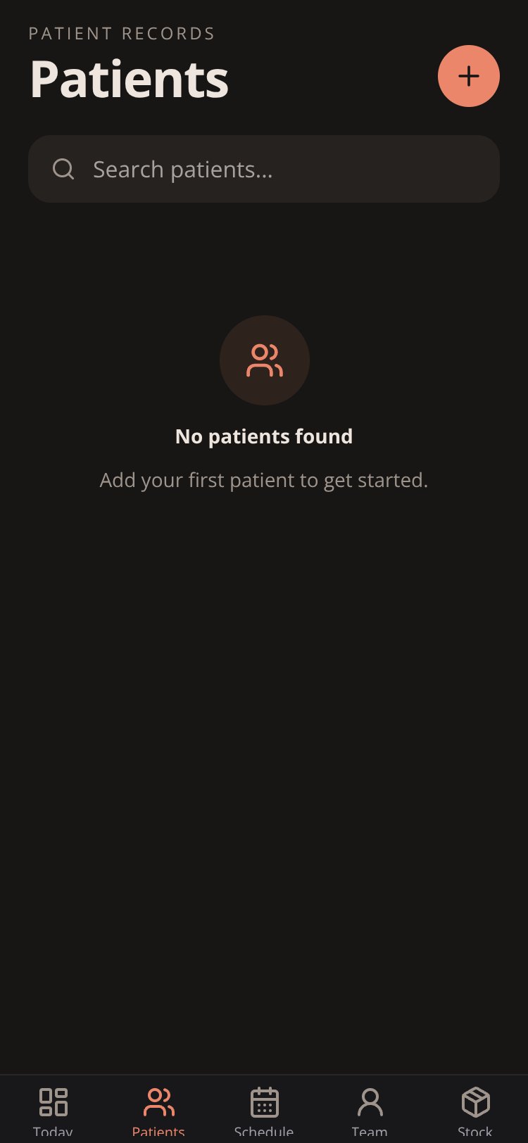 Meridian Clinic screen 3