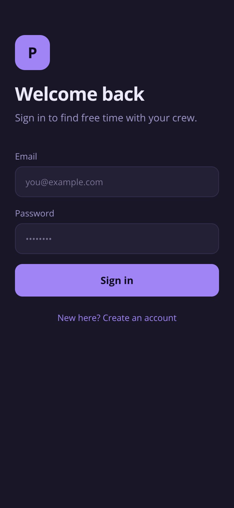 PlaySync screen 1