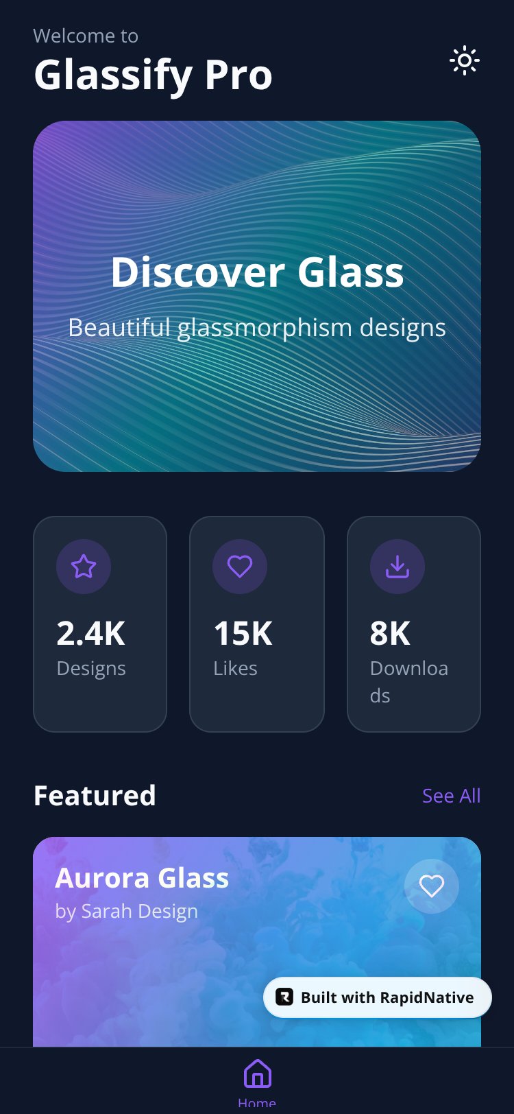 Glassify Pro screen 1