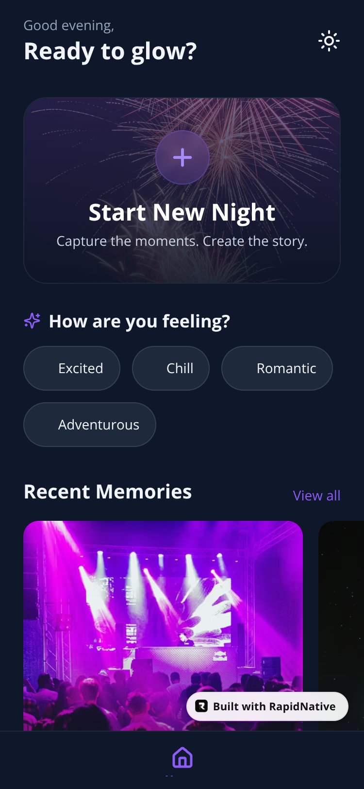 Afterglow screen 1