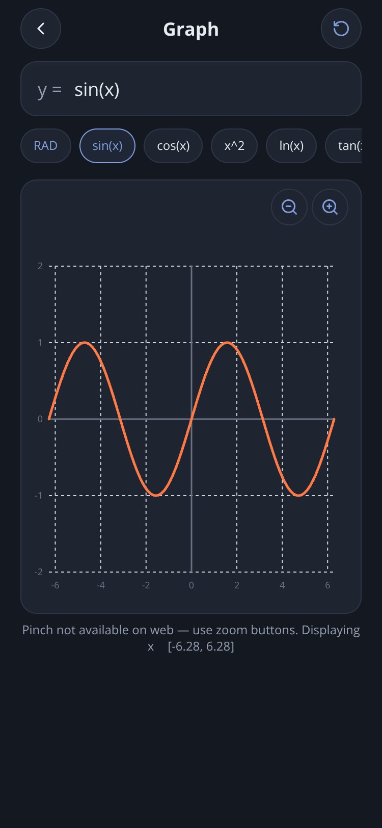 SmartCalc screen 1