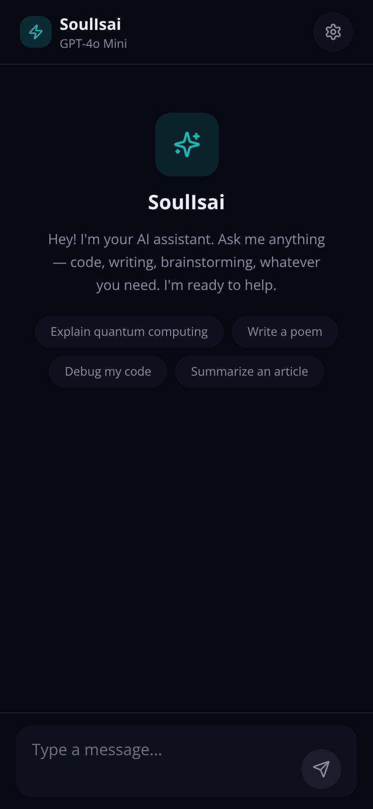 AI Chat screen 1