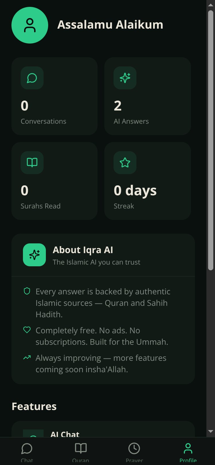 Iqra AI screen 3