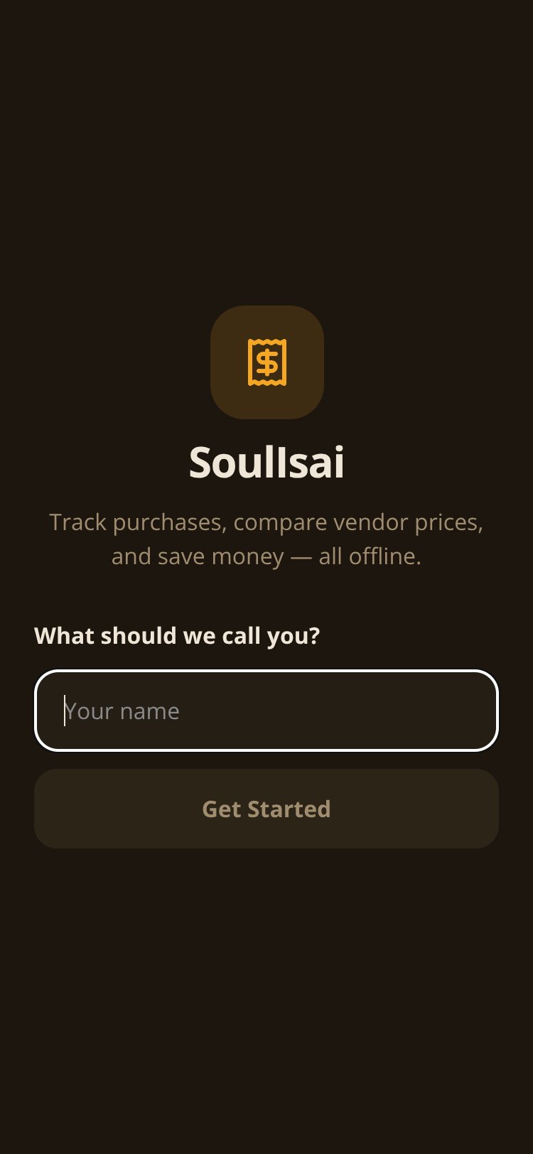 BillTracker screen 2