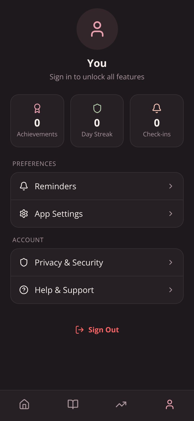RapidNative App screen 2