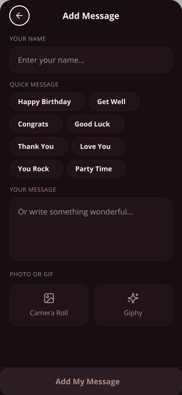 GroupCard screen 5
