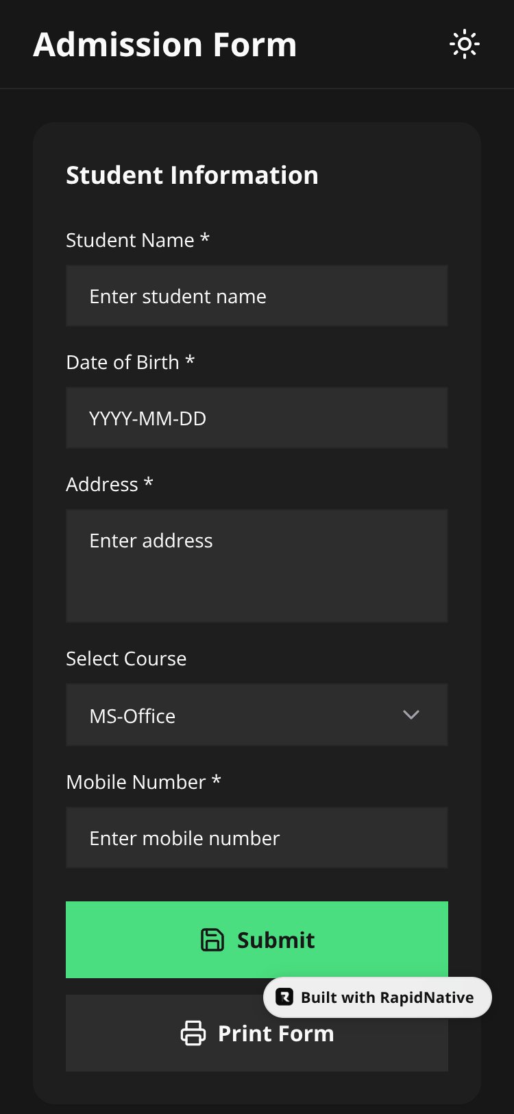 ShikshaAdmit screen 2