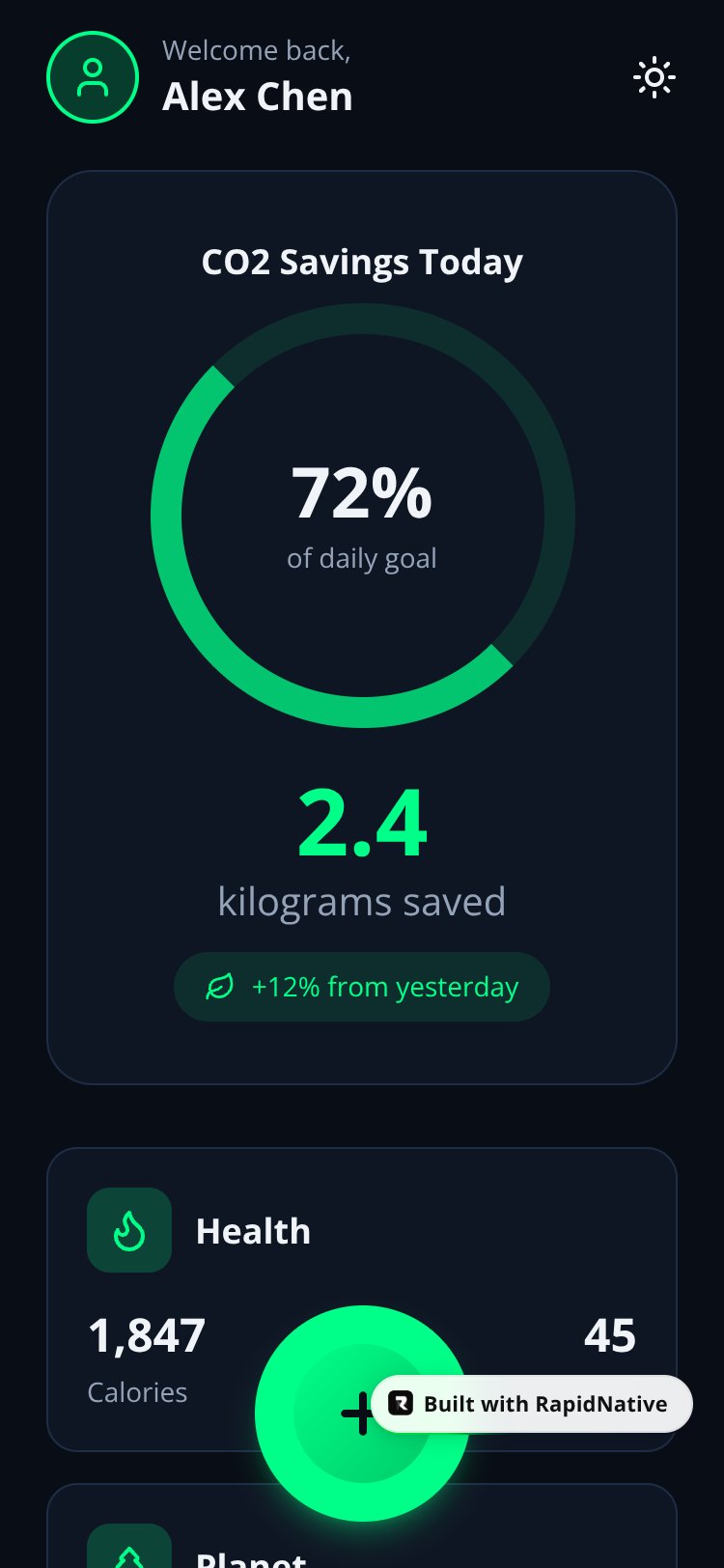 BrightKit screen 2
