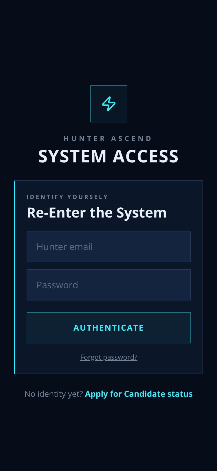Hunter Ascend screen 1