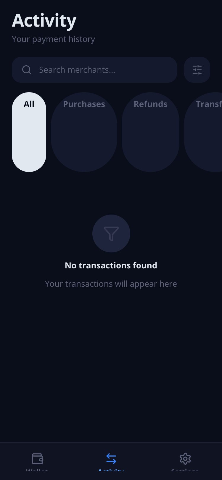 PayVault screen 3