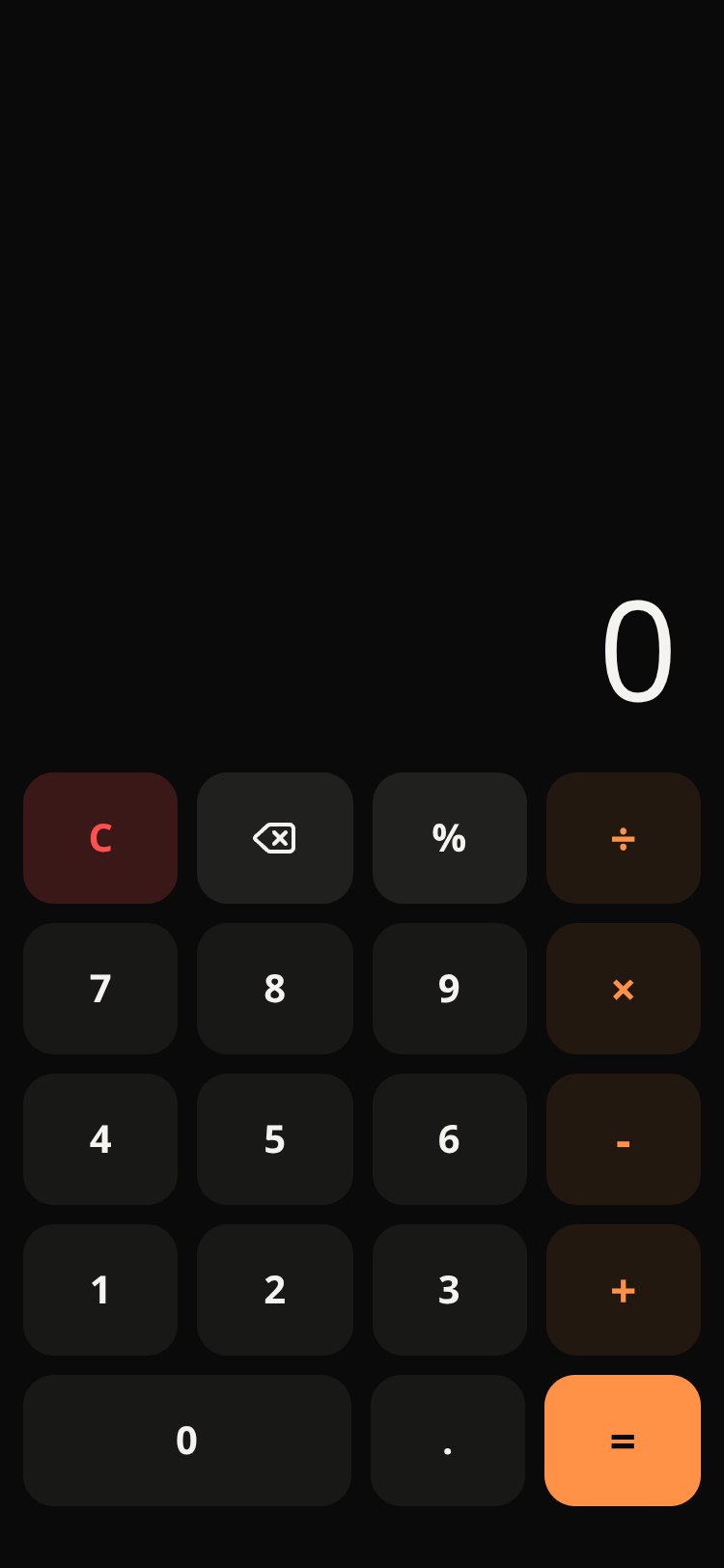 Calc screen 1