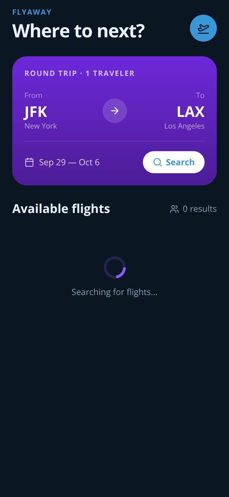Flyaway screen 4
