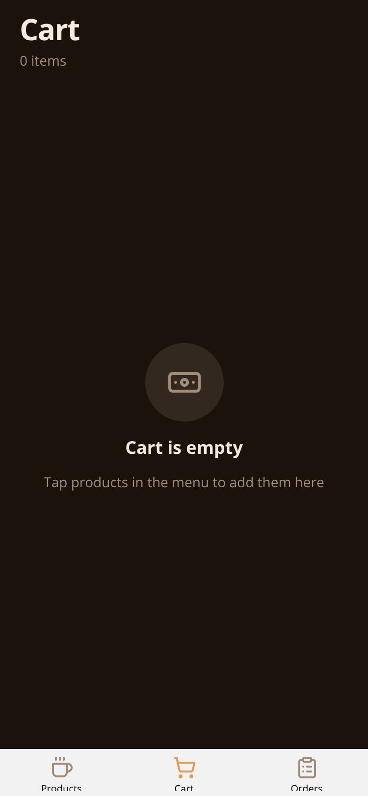 BrewPOS screen 5