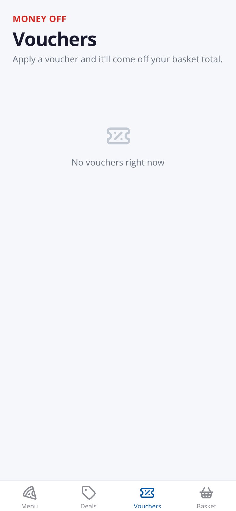 PizzaDash screen 2