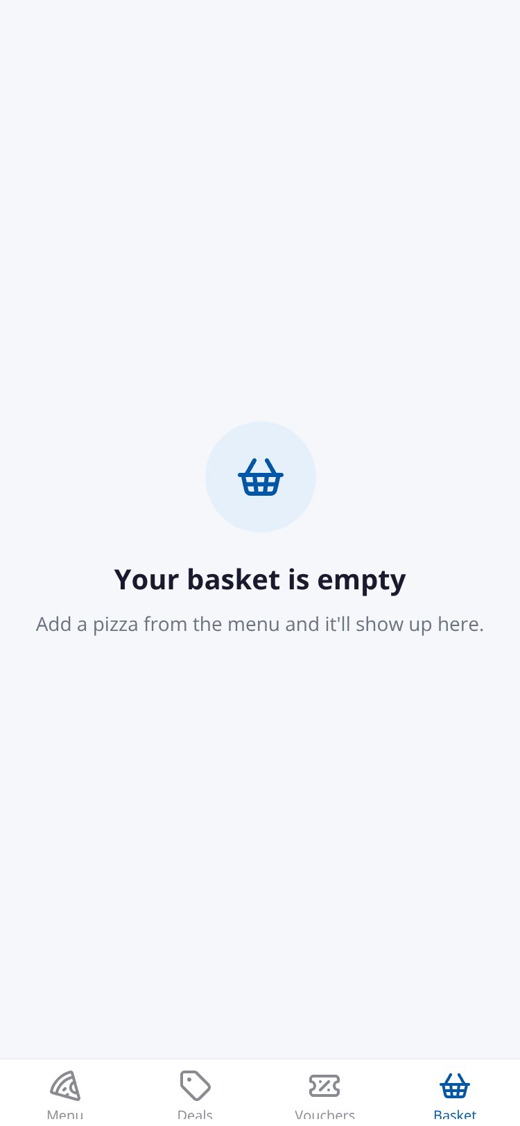 PizzaDash screen 4
