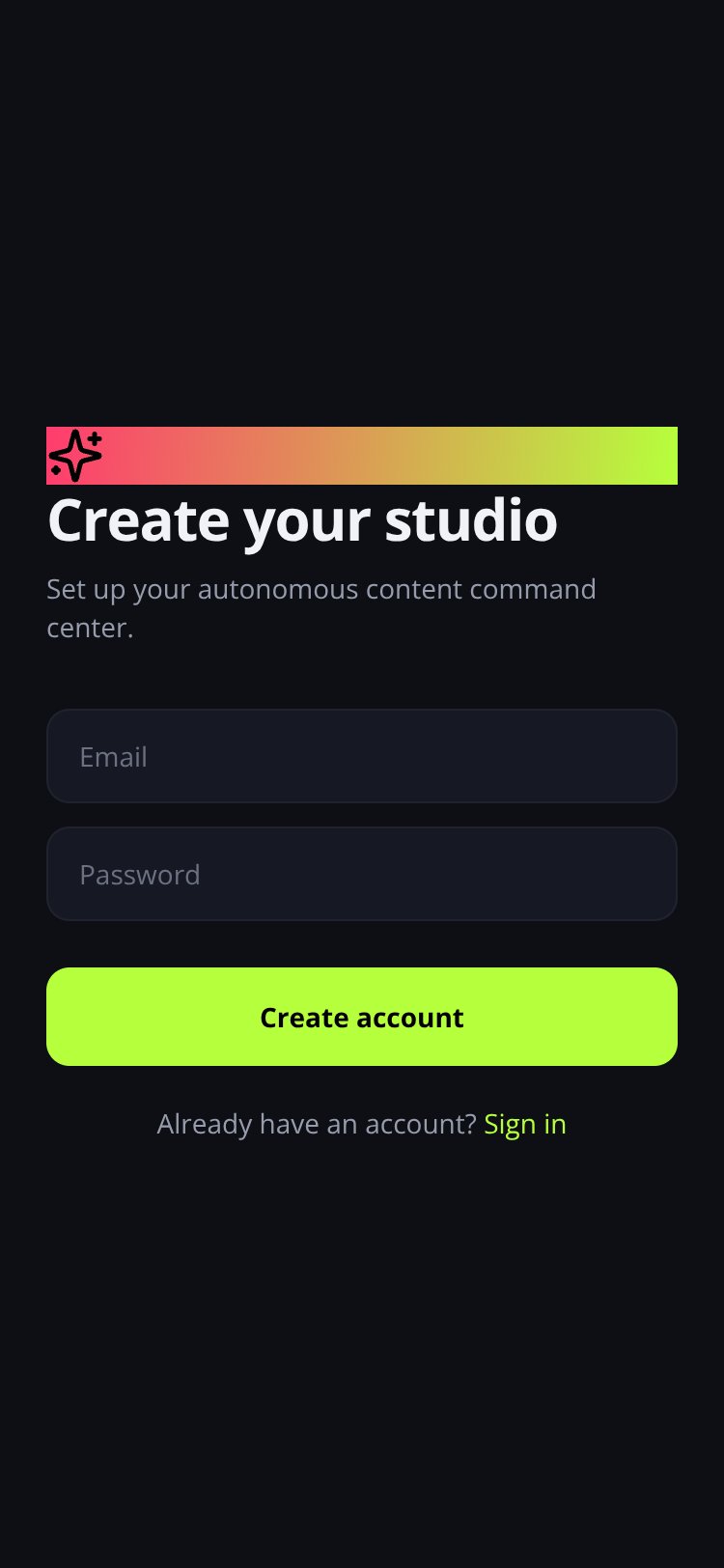 Ultron AI Studio screen 2