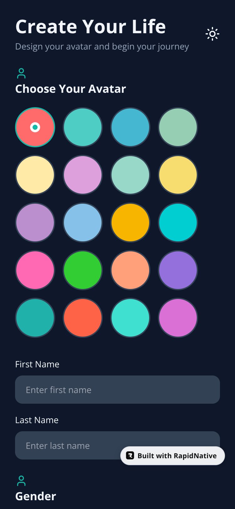 QuickLab screen 2