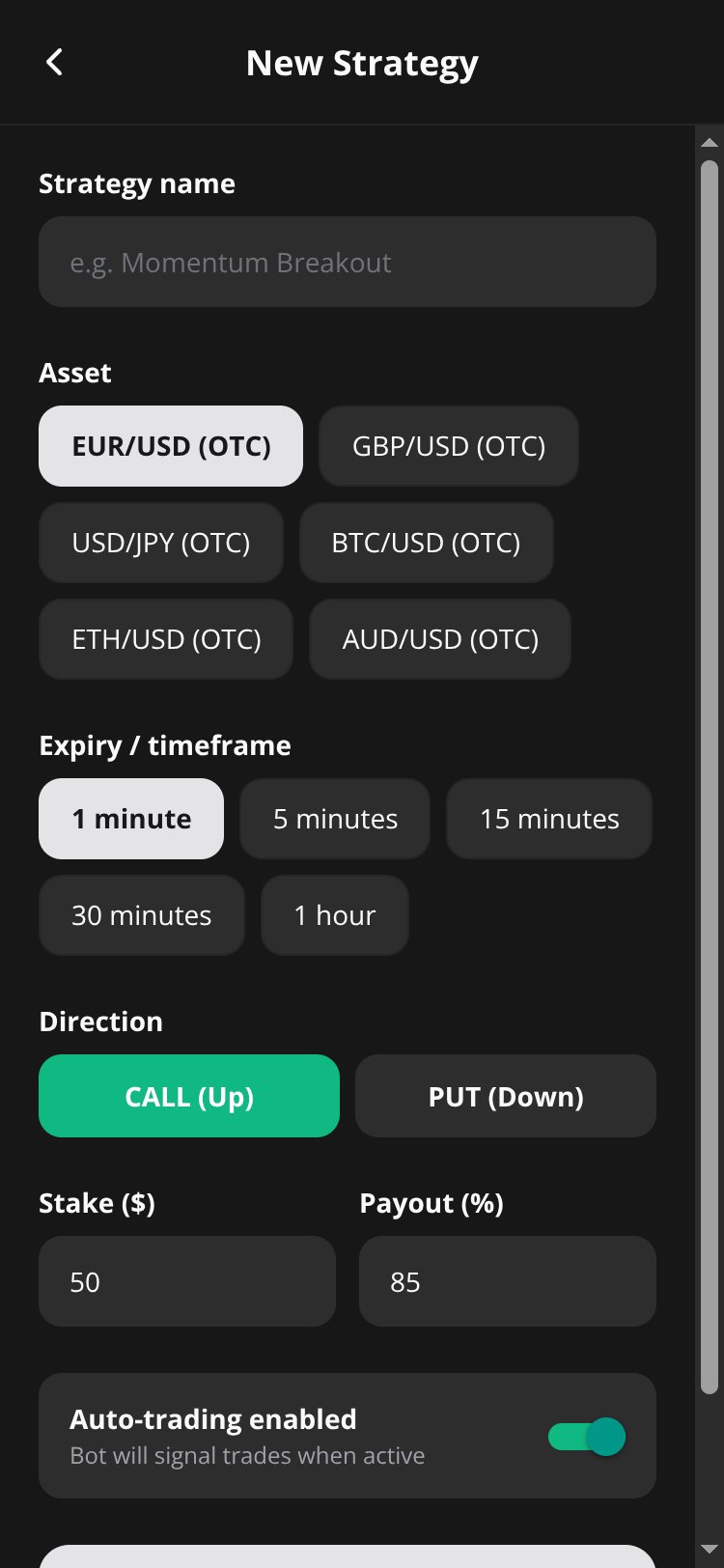 RapidNative App screen 3