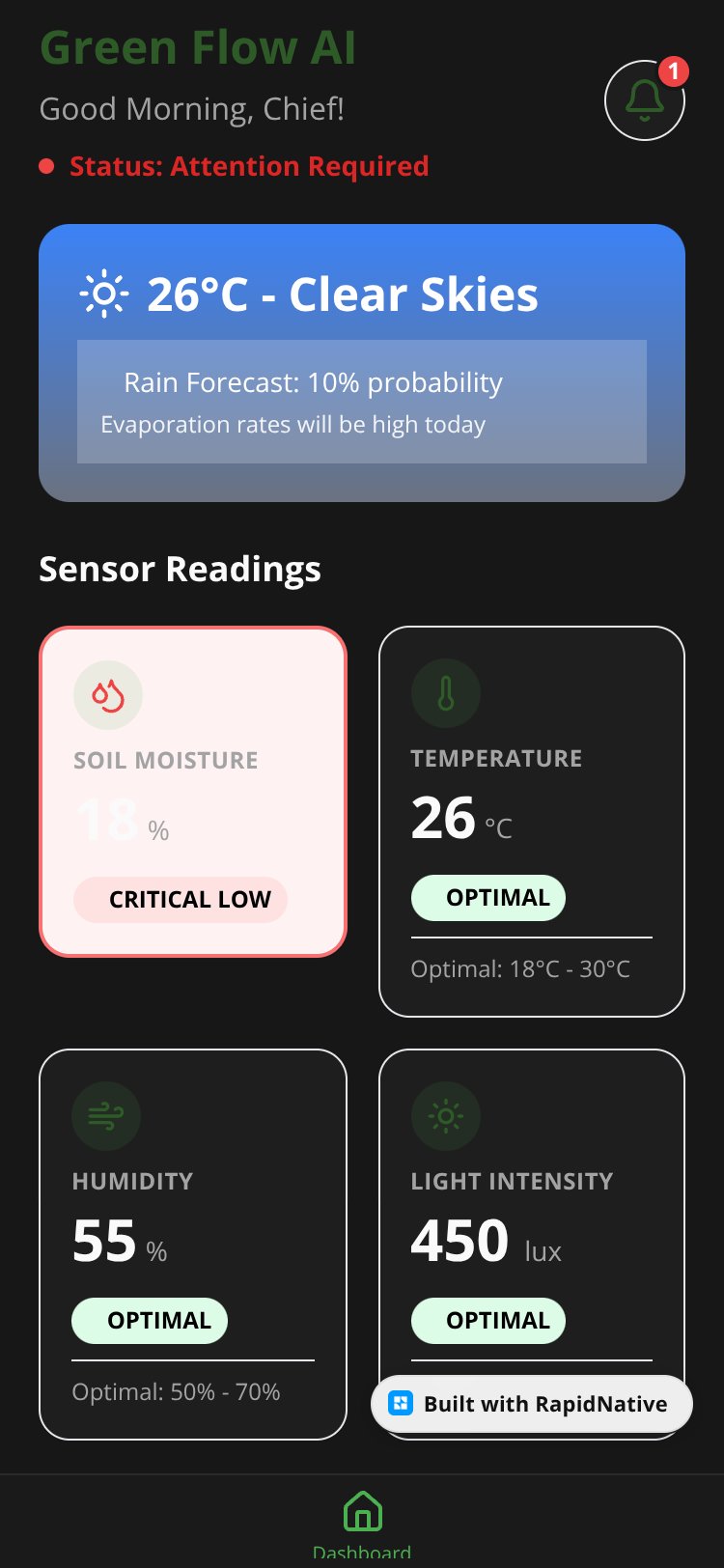 Green Flow AI screen 1