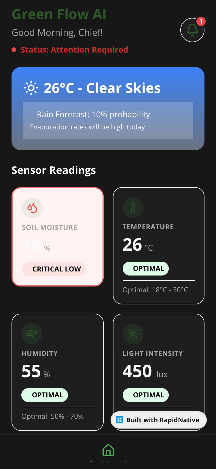 Green Flow AI screen 1