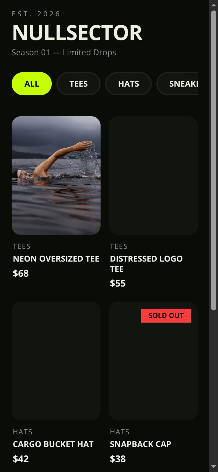 NULLSECTOR screen 2