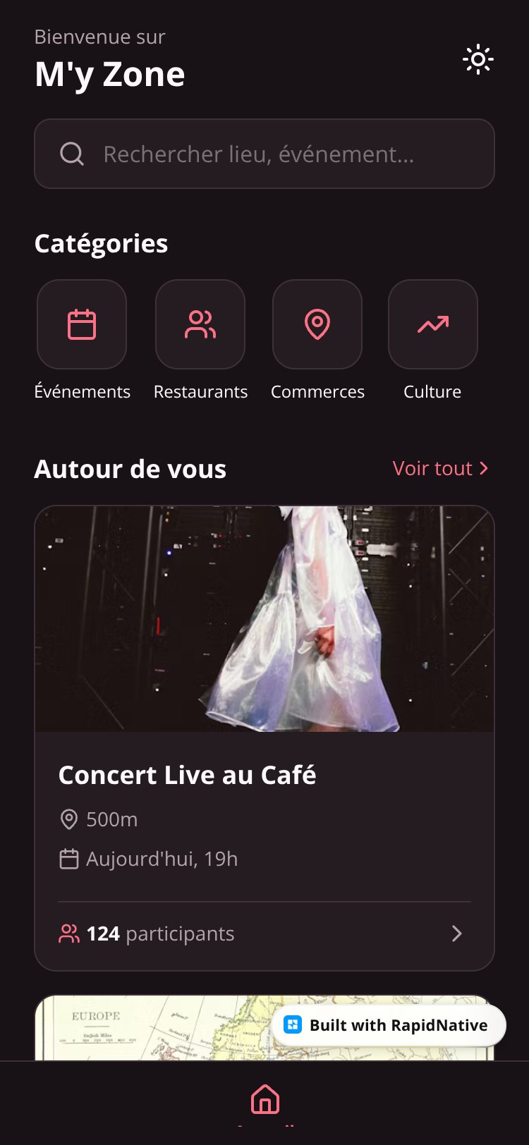M'y Zone screen 1