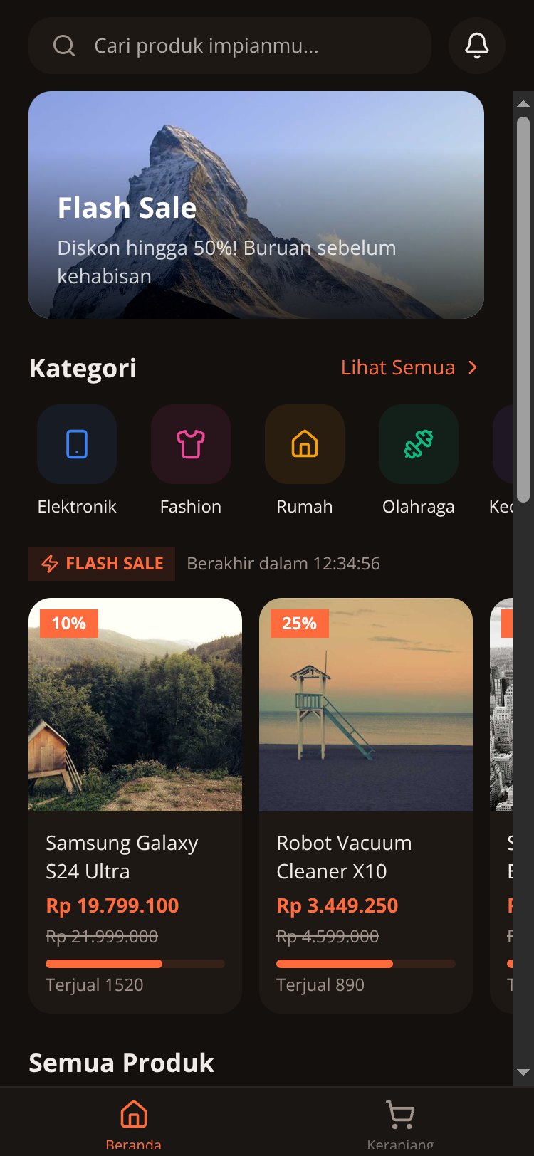 PasarKita screen 2