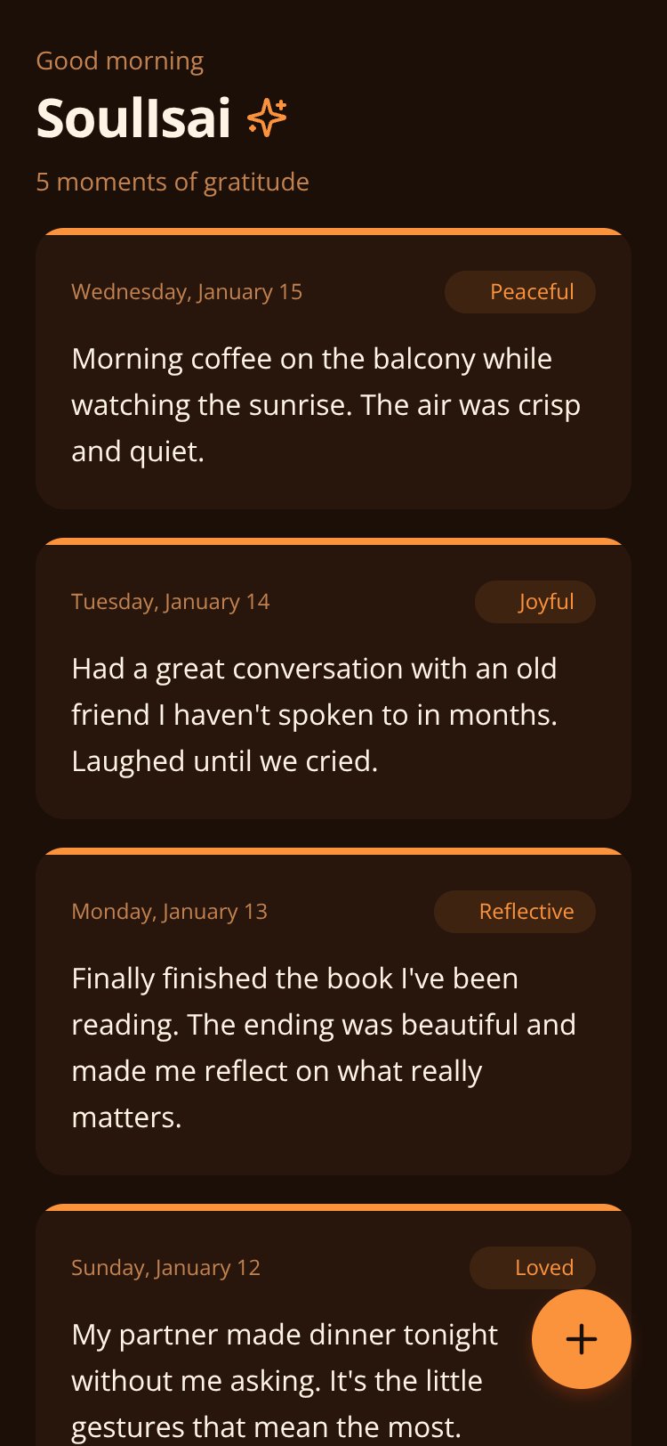 Gratitude screen 1