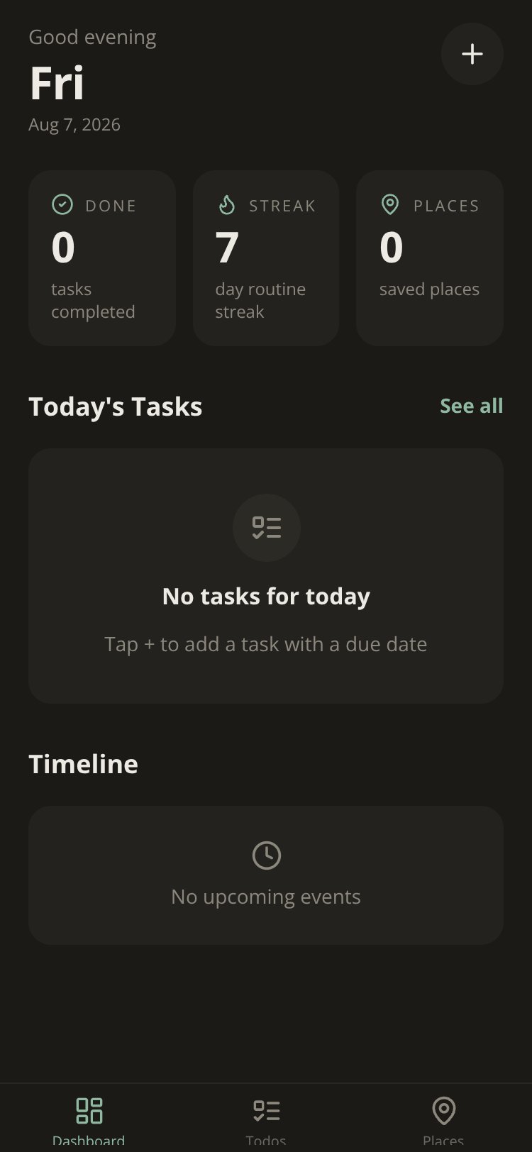 FlowTrack screen 1