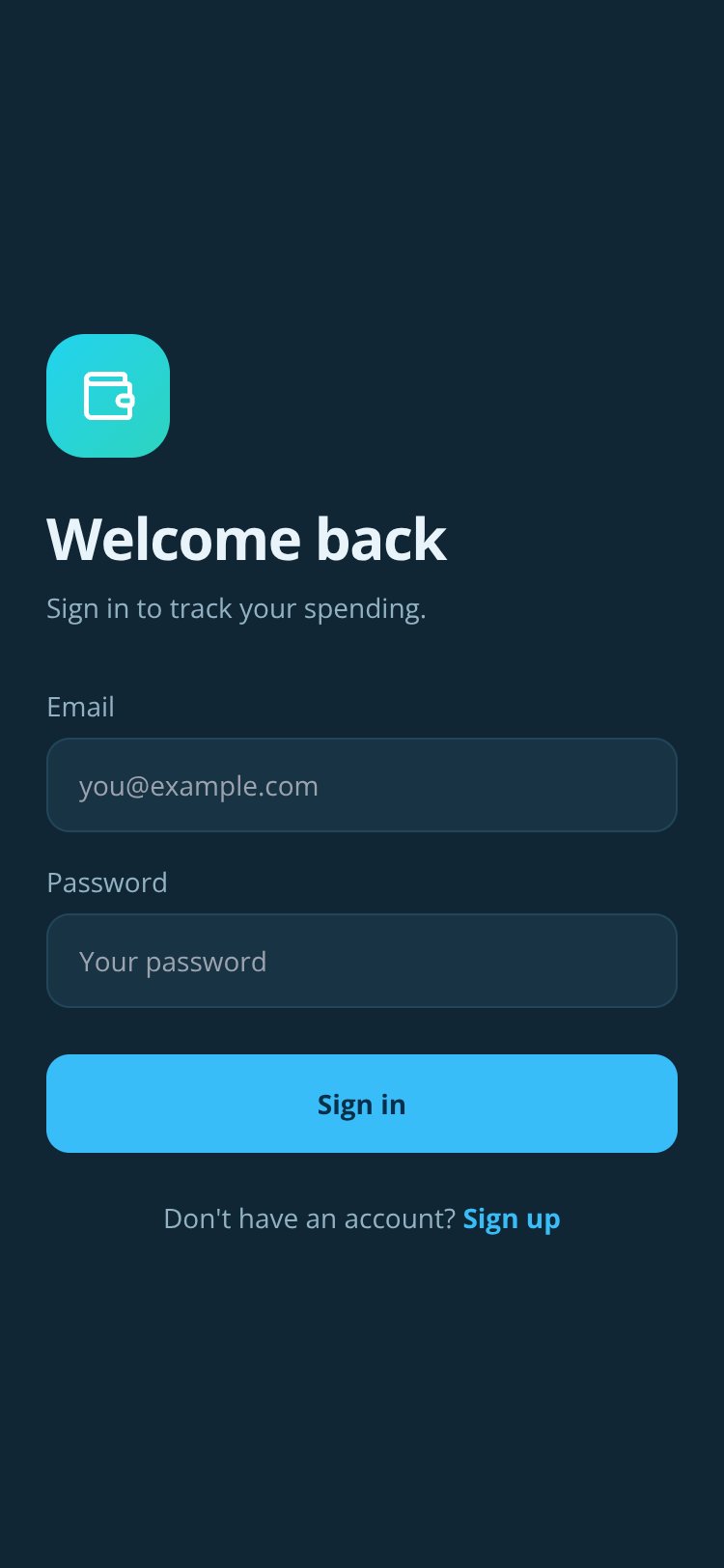 Ledger screen 1