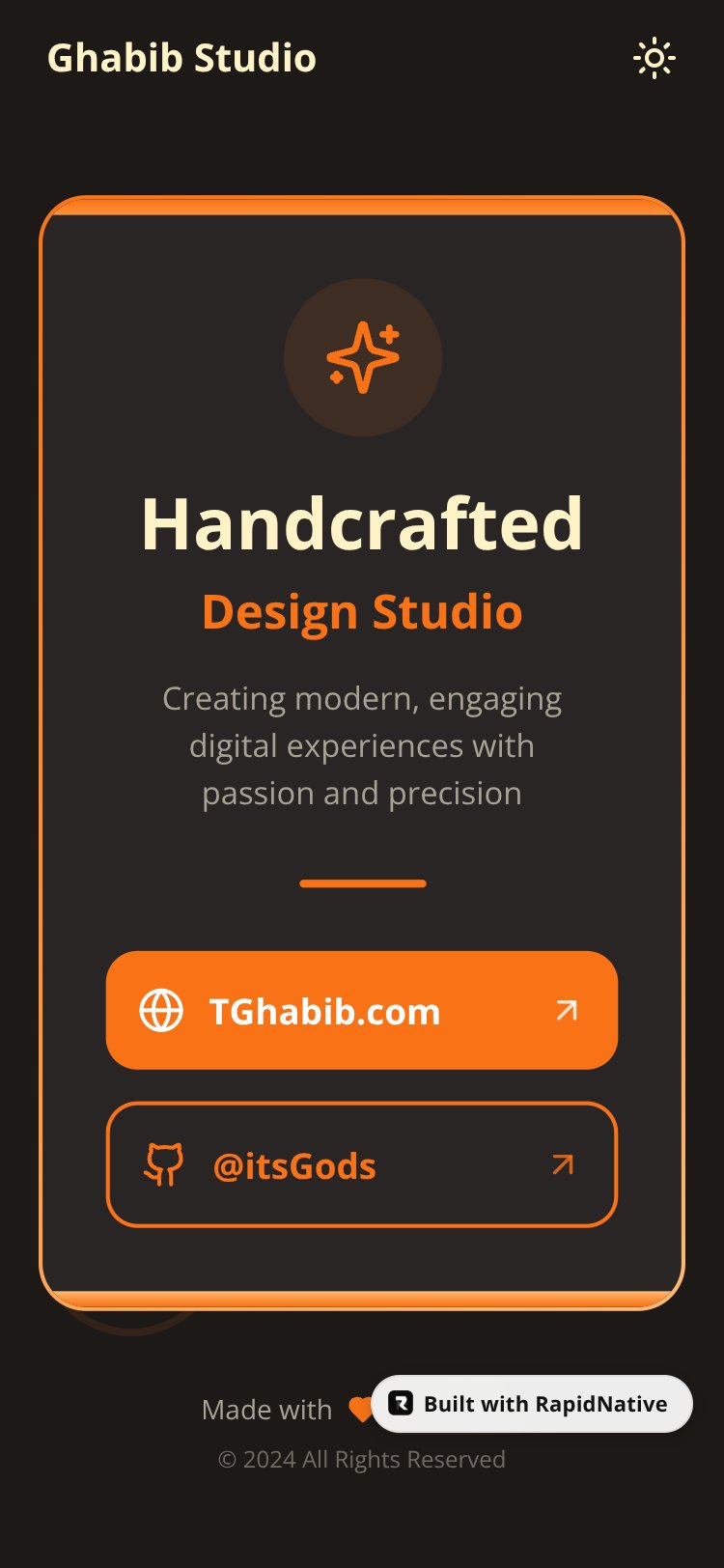 Ghabib Studio screen 1