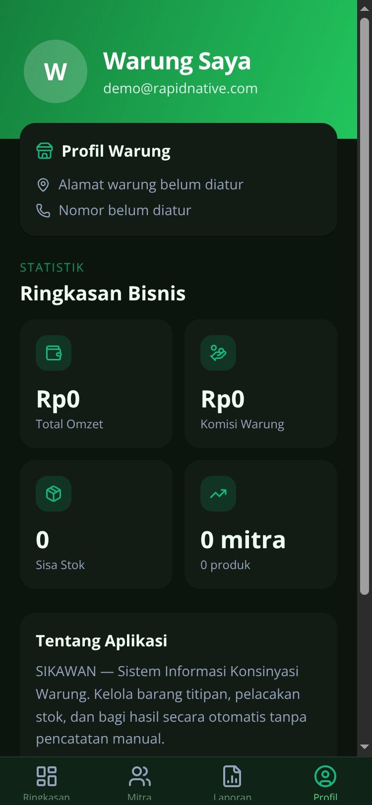 SIKAWAN screen 4
