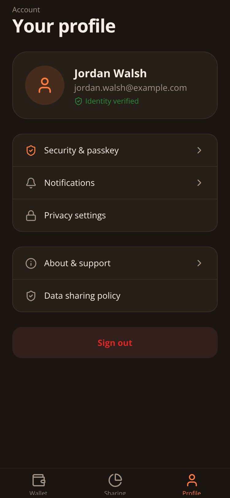 Queensland Digital ID screen 4