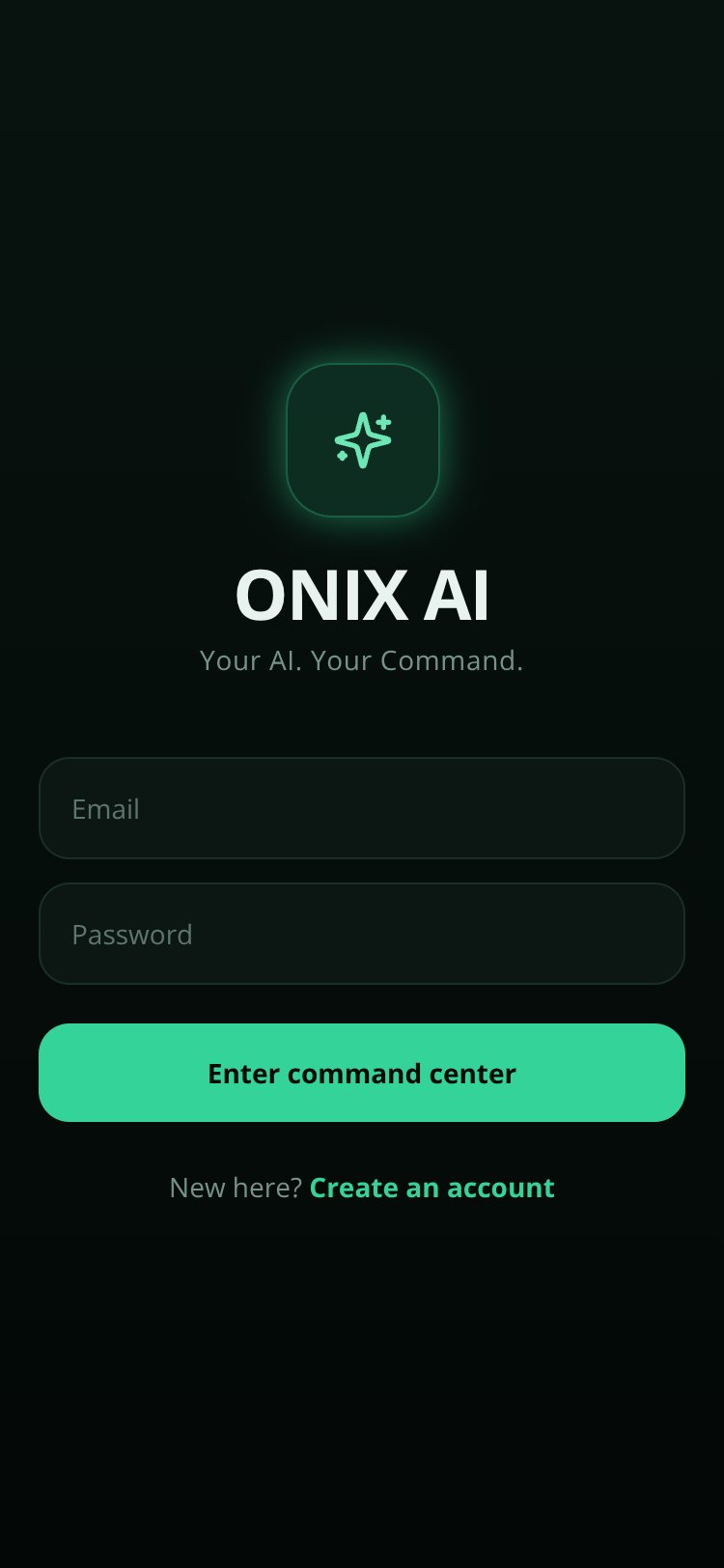 ONIX AI screen 1