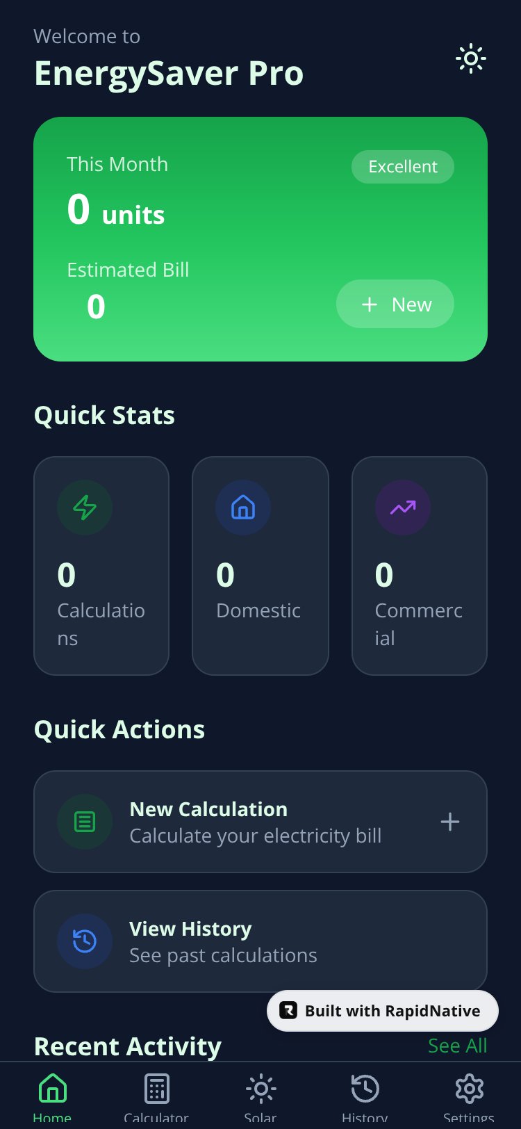 EnergySaver Pro screen 1