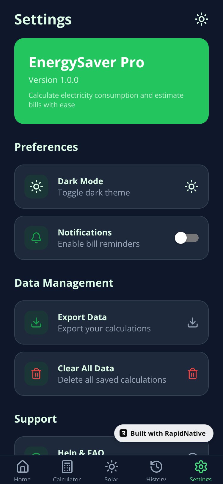 EnergySaver Pro screen 3