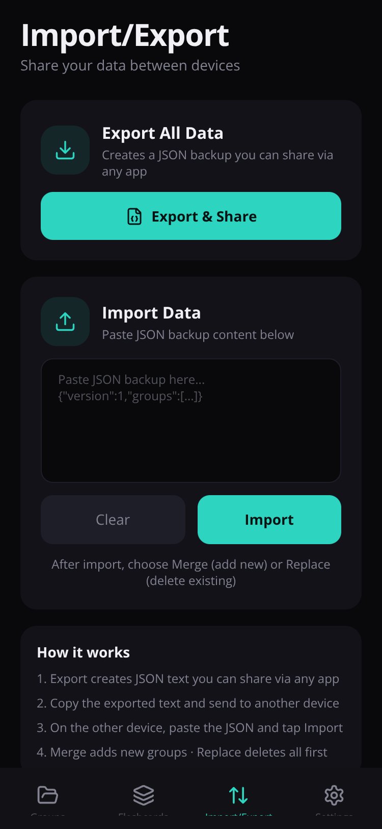 Recall Flow screen 2