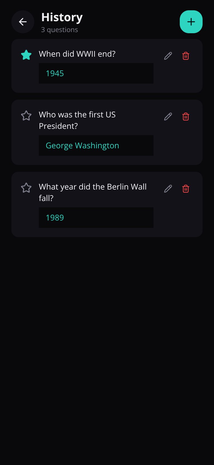 Recall Flow screen 5
