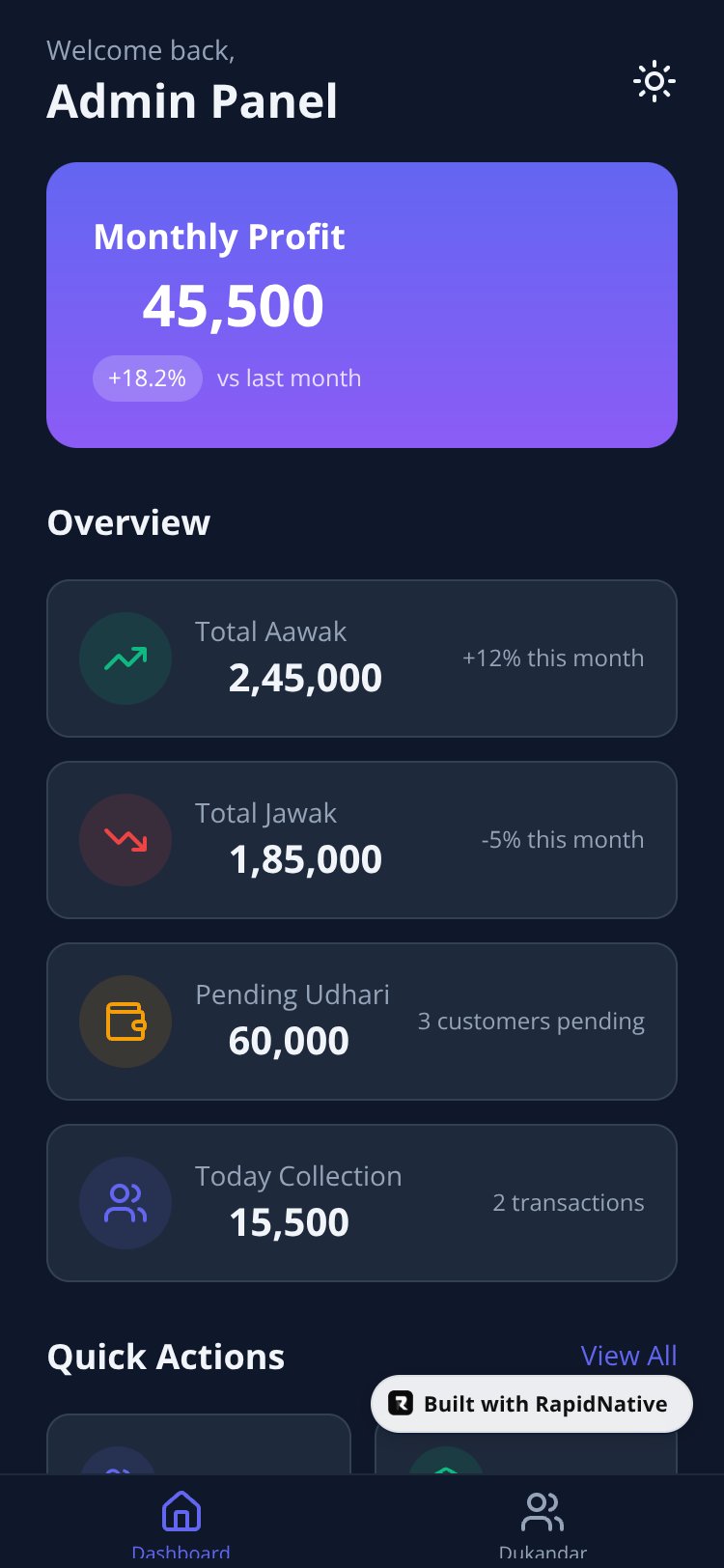 SmartZone screen 2