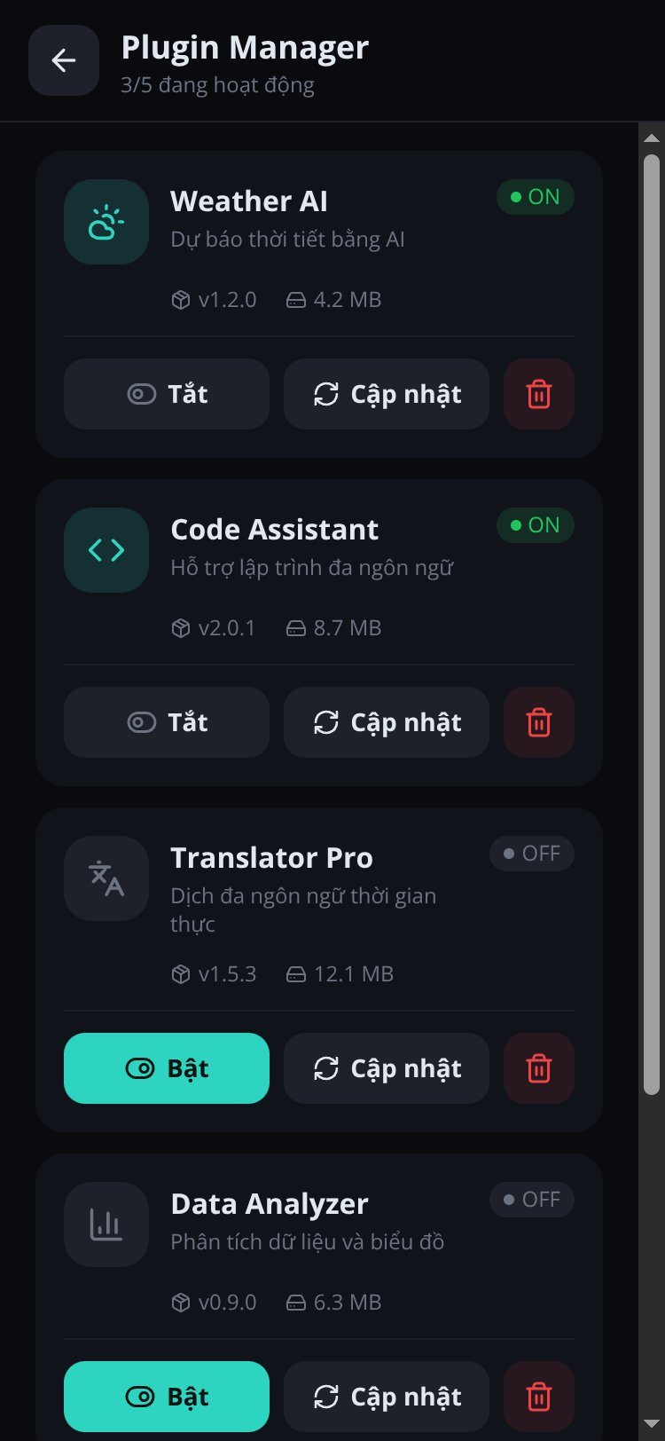 RapidNative App screen 3