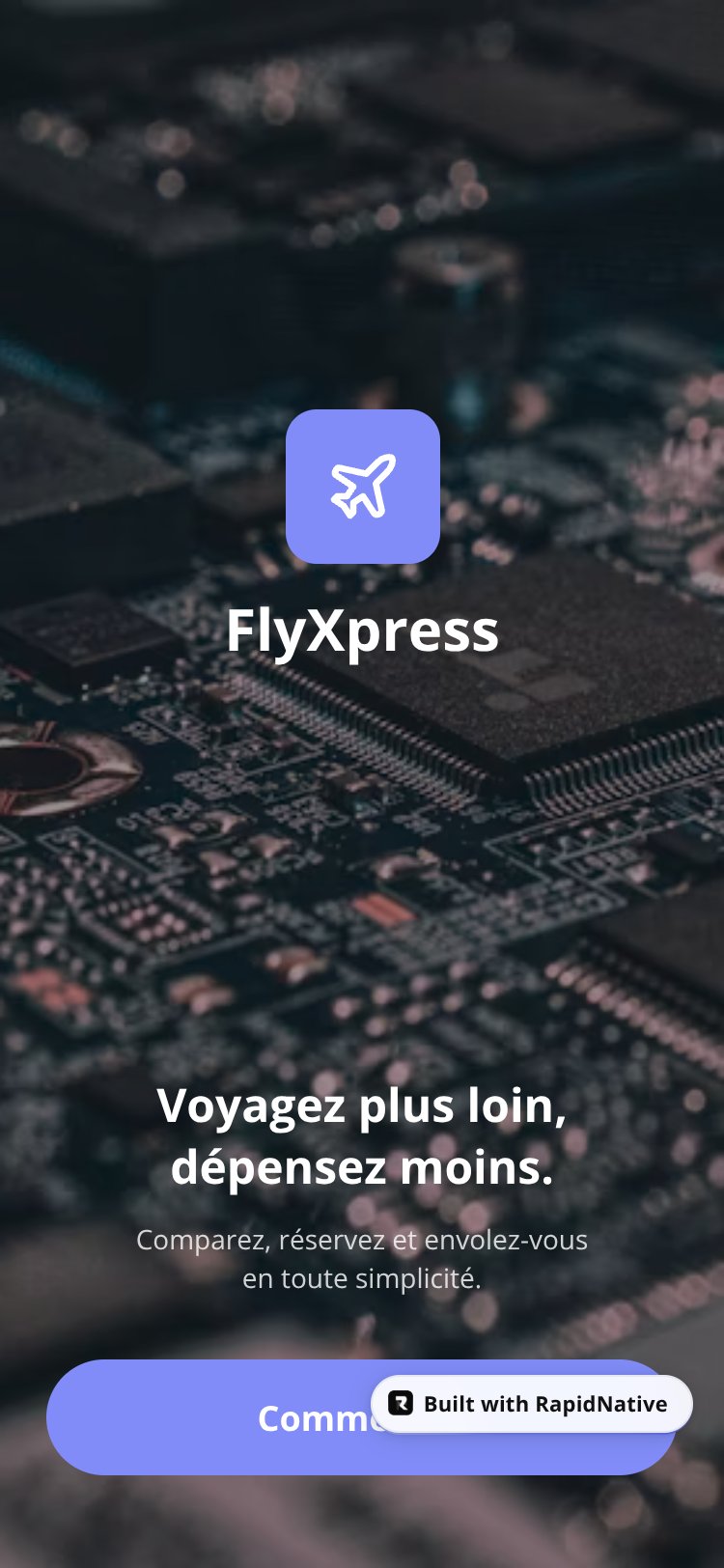 FlyXpress screen 3